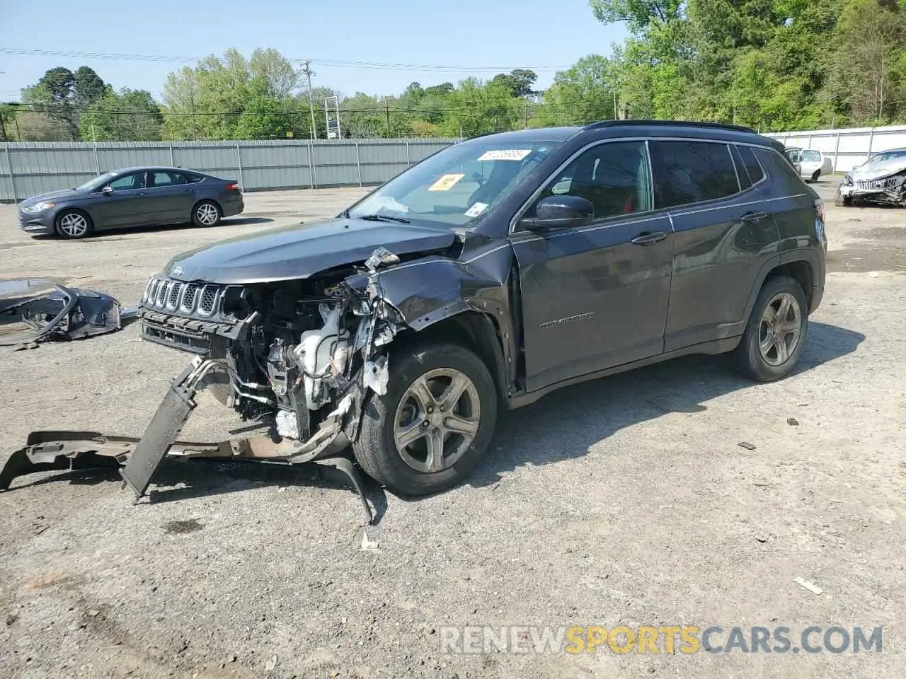 1 Photograph of a damaged car 3C4NJDBNXPT519279 JEEP COMPASS 2023