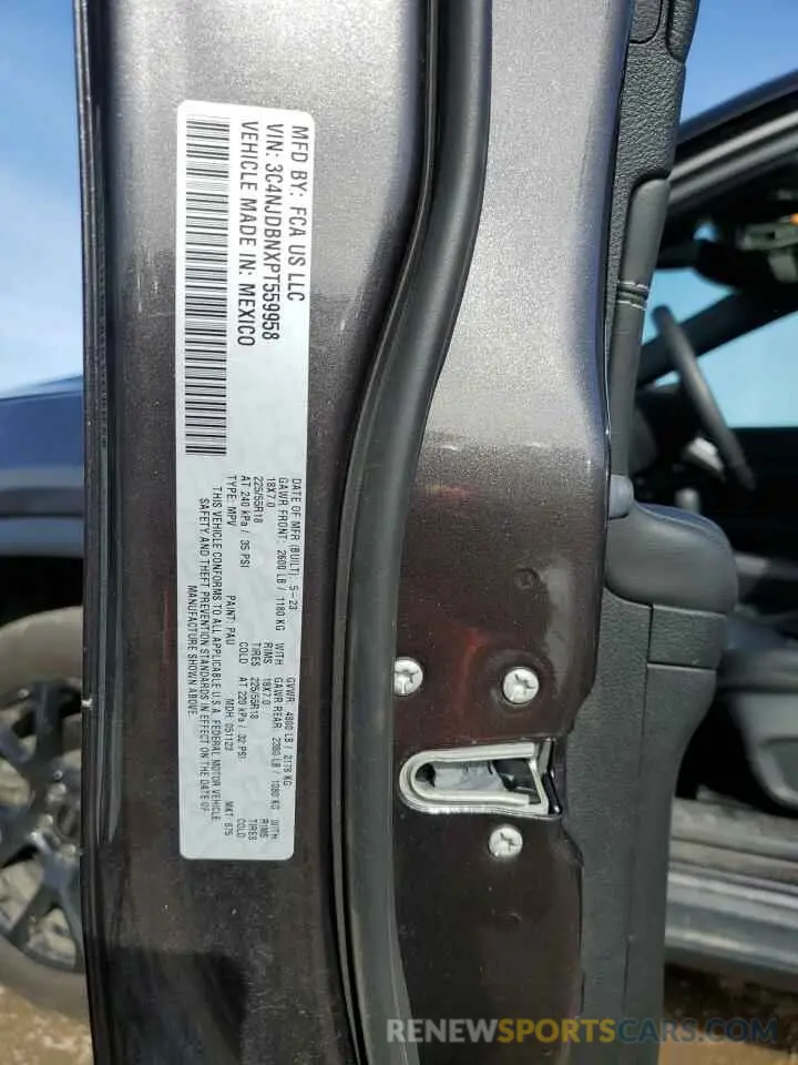 14 Photograph of a damaged car 3C4NJDBNXPT559958 JEEP COMPASS 2023