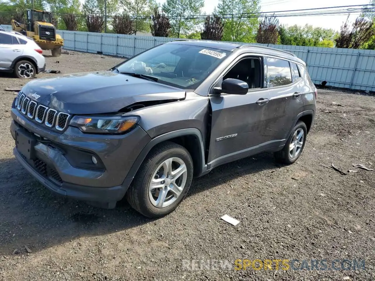 1 Photograph of a damaged car 3C4NJDBNXPT561208 JEEP COMPASS 2023