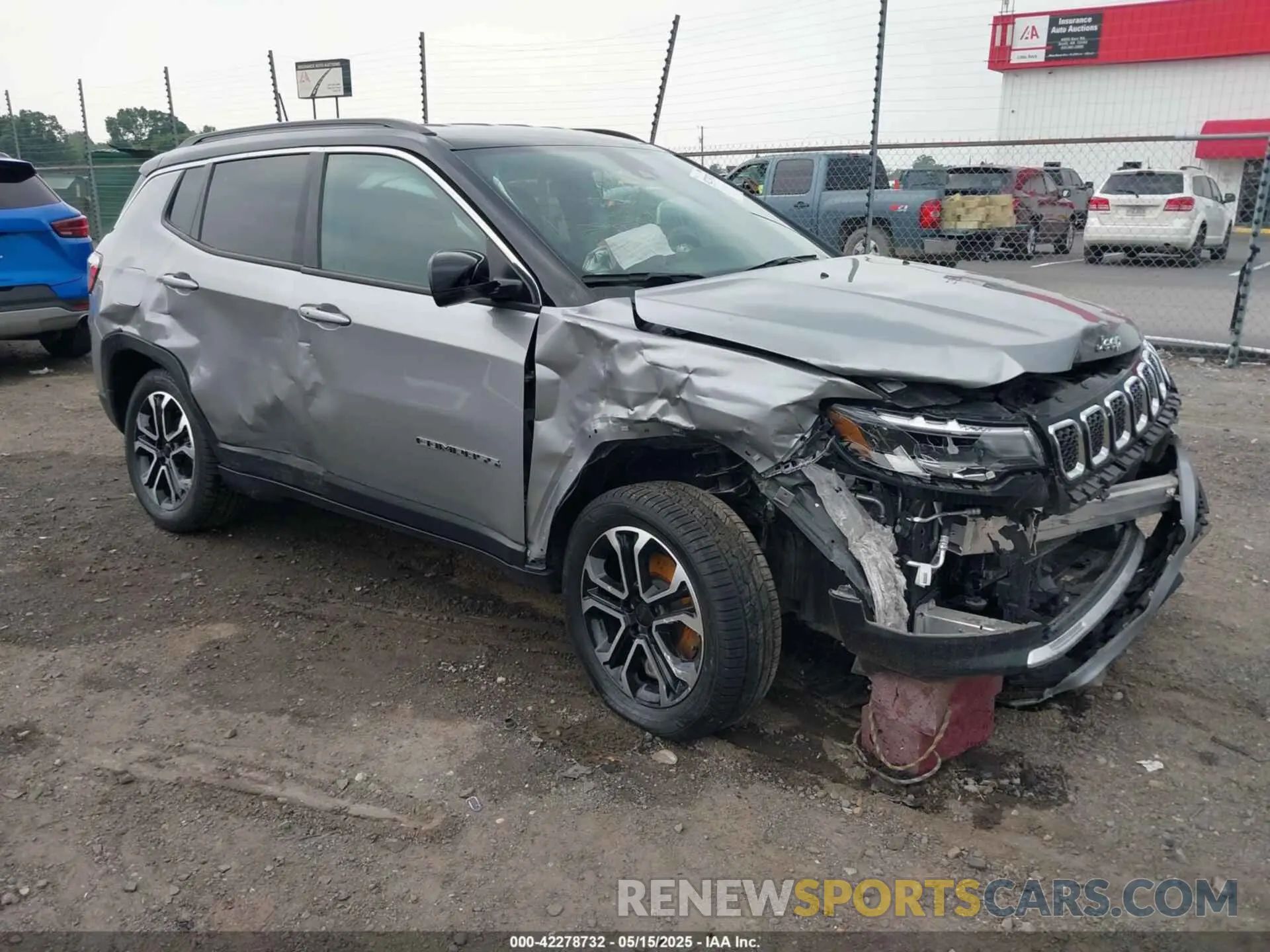 1 Photograph of a damaged car 3C4NJDCN0PT524859 JEEP COMPASS 2023