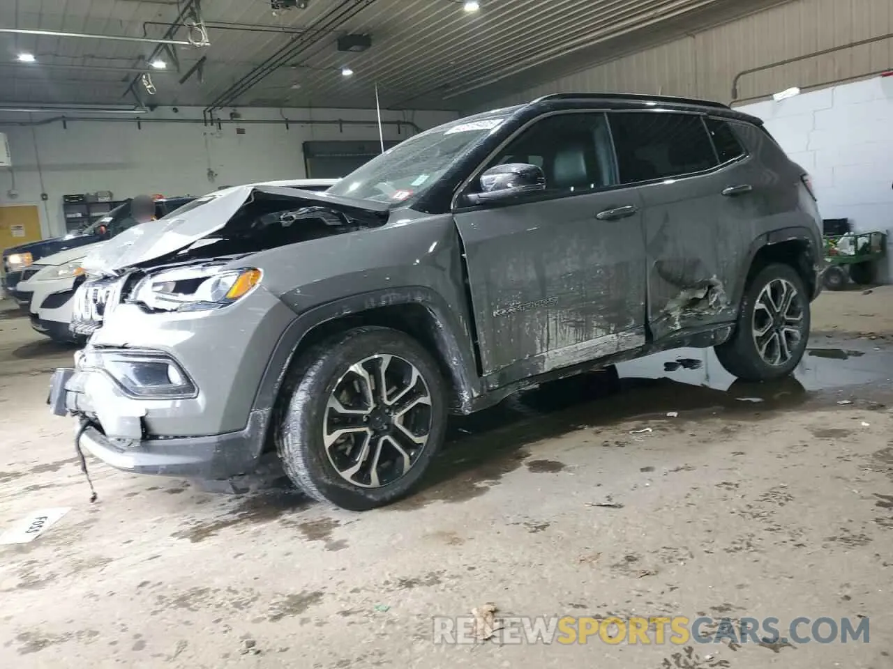 1 Photograph of a damaged car 3C4NJDCN0PT537837 JEEP COMPASS 2023
