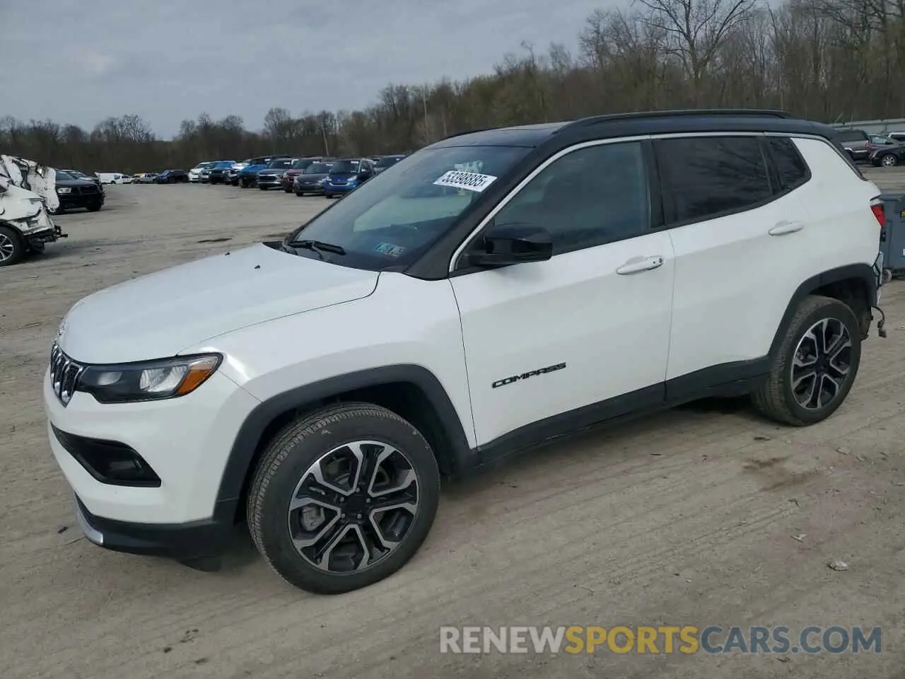1 Photograph of a damaged car 3C4NJDCN0PT561331 JEEP COMPASS 2023