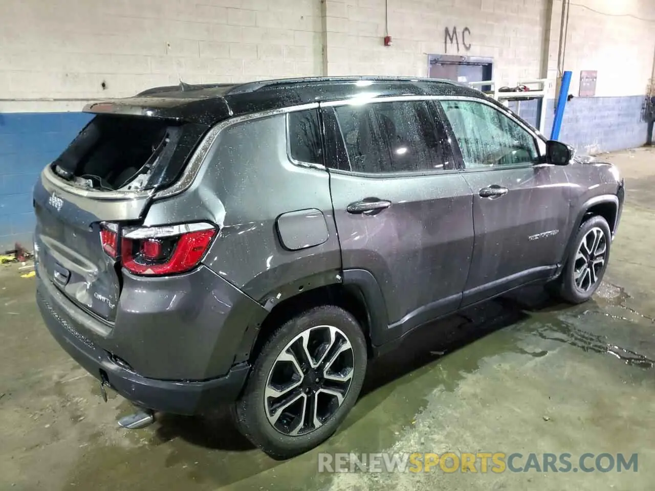 3 Photograph of a damaged car 3C4NJDCN1PT561337 JEEP COMPASS 2023