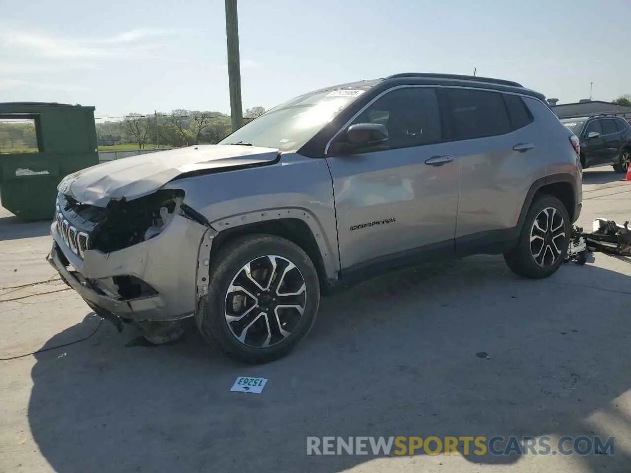 1 Photograph of a damaged car 3C4NJDCN1PT567106 JEEP COMPASS 2023