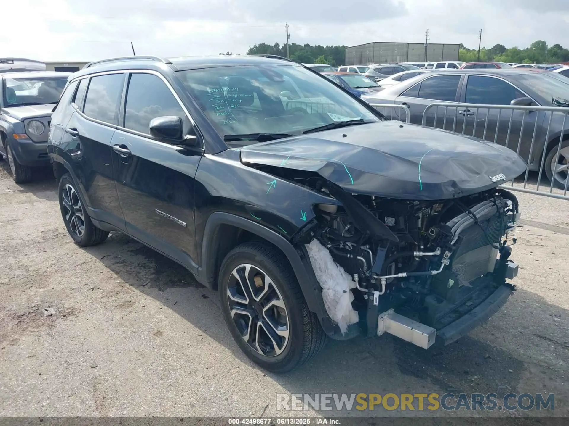 1 Photograph of a damaged car 3C4NJDCN3PT514682 JEEP COMPASS 2023