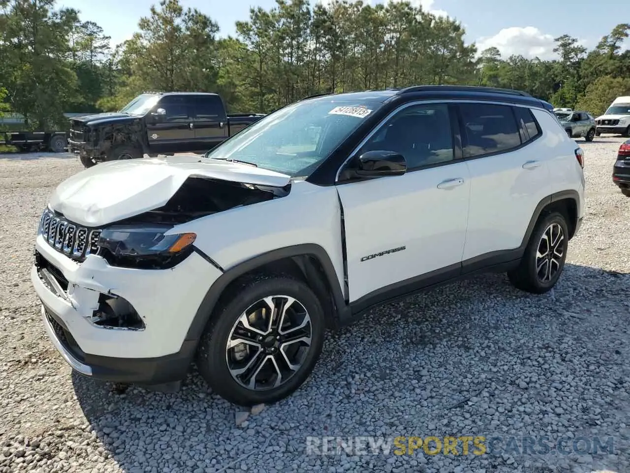 1 Photograph of a damaged car 3C4NJDCN3PT566569 JEEP COMPASS 2023