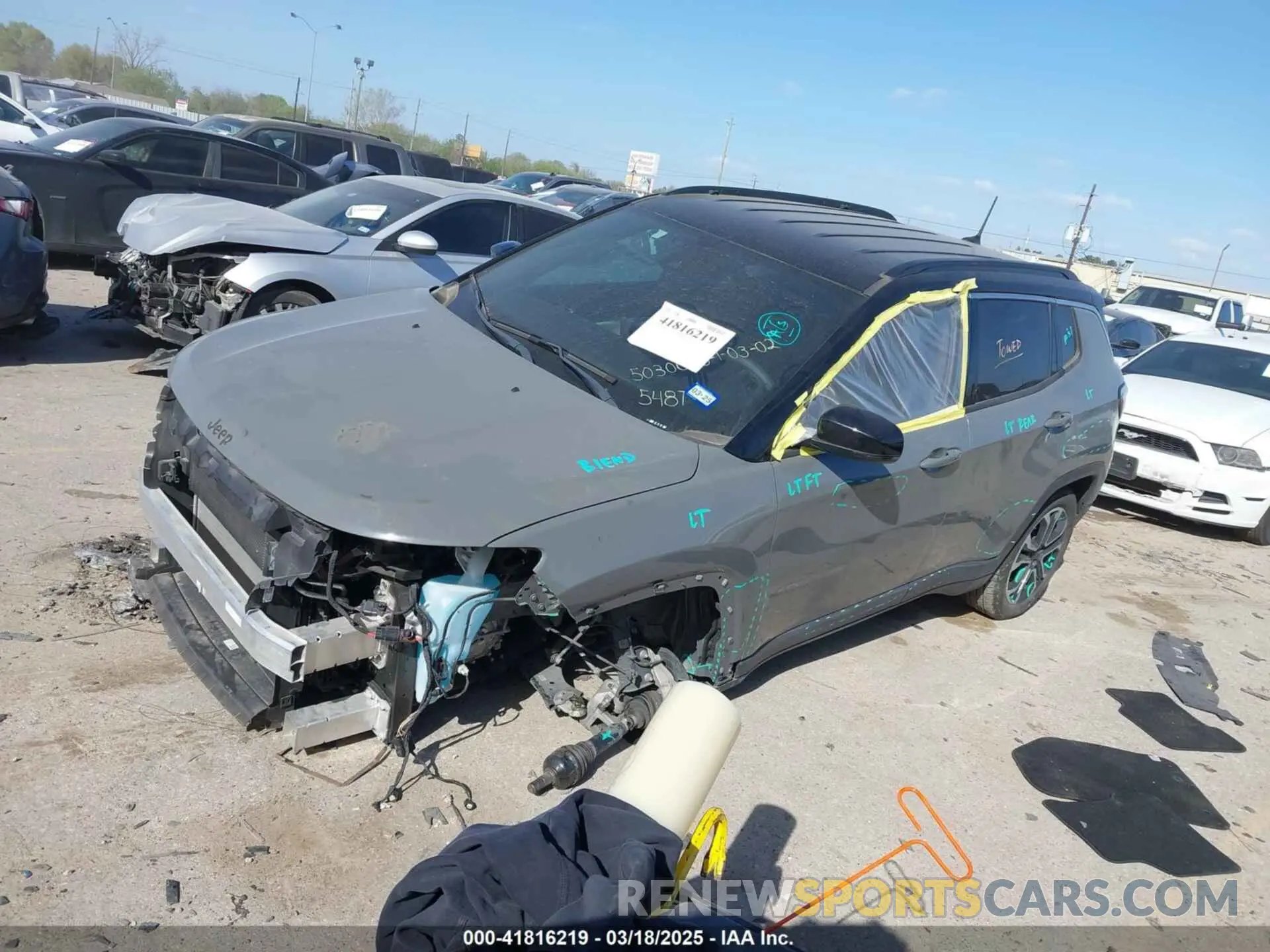 2 Photograph of a damaged car 3C4NJDCN4PT505487 JEEP COMPASS 2023
