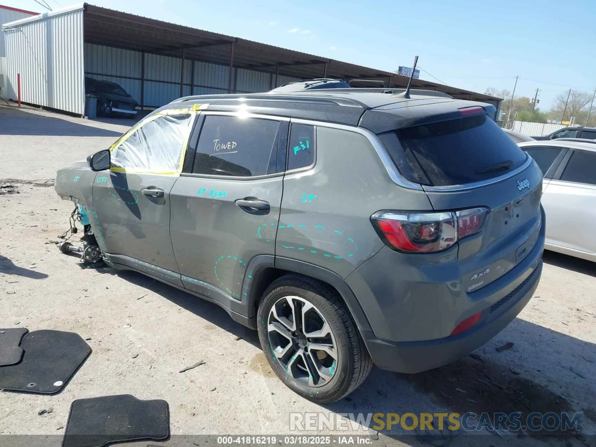 3 Photograph of a damaged car 3C4NJDCN4PT505487 JEEP COMPASS 2023