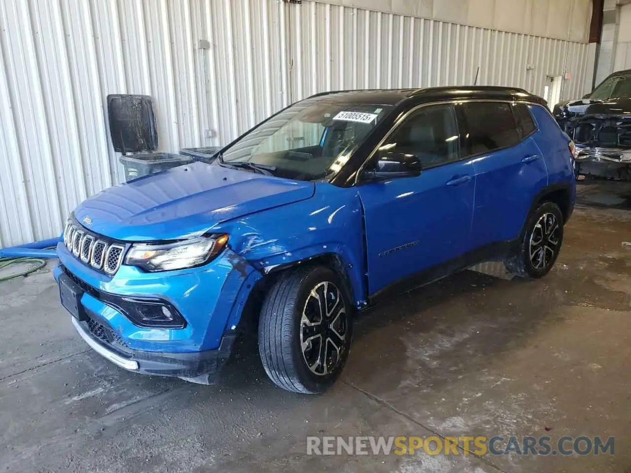 1 Photograph of a damaged car 3C4NJDCN4PT517431 JEEP COMPASS 2023