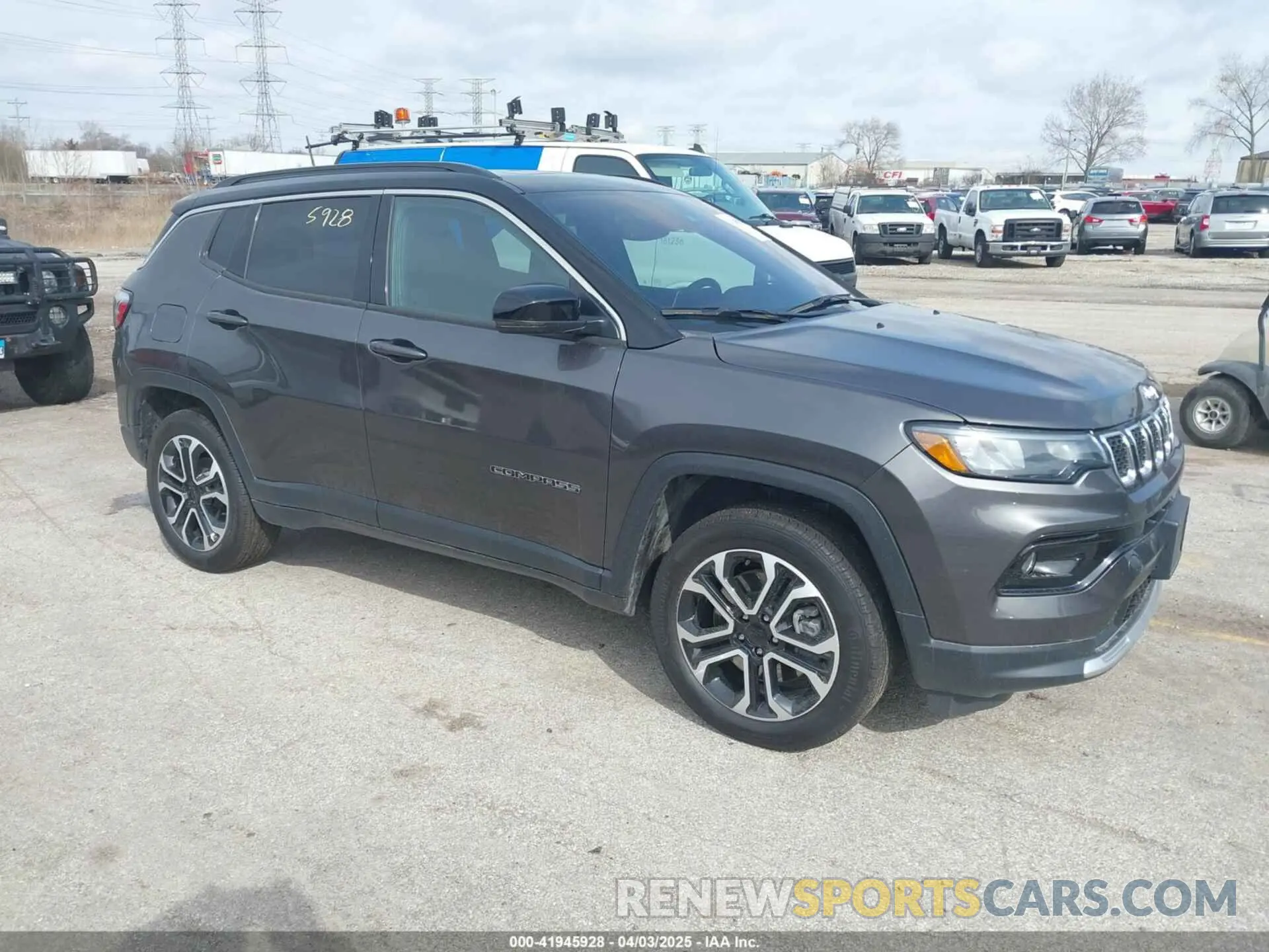 1 Photograph of a damaged car 3C4NJDCN6PT519939 JEEP COMPASS 2023