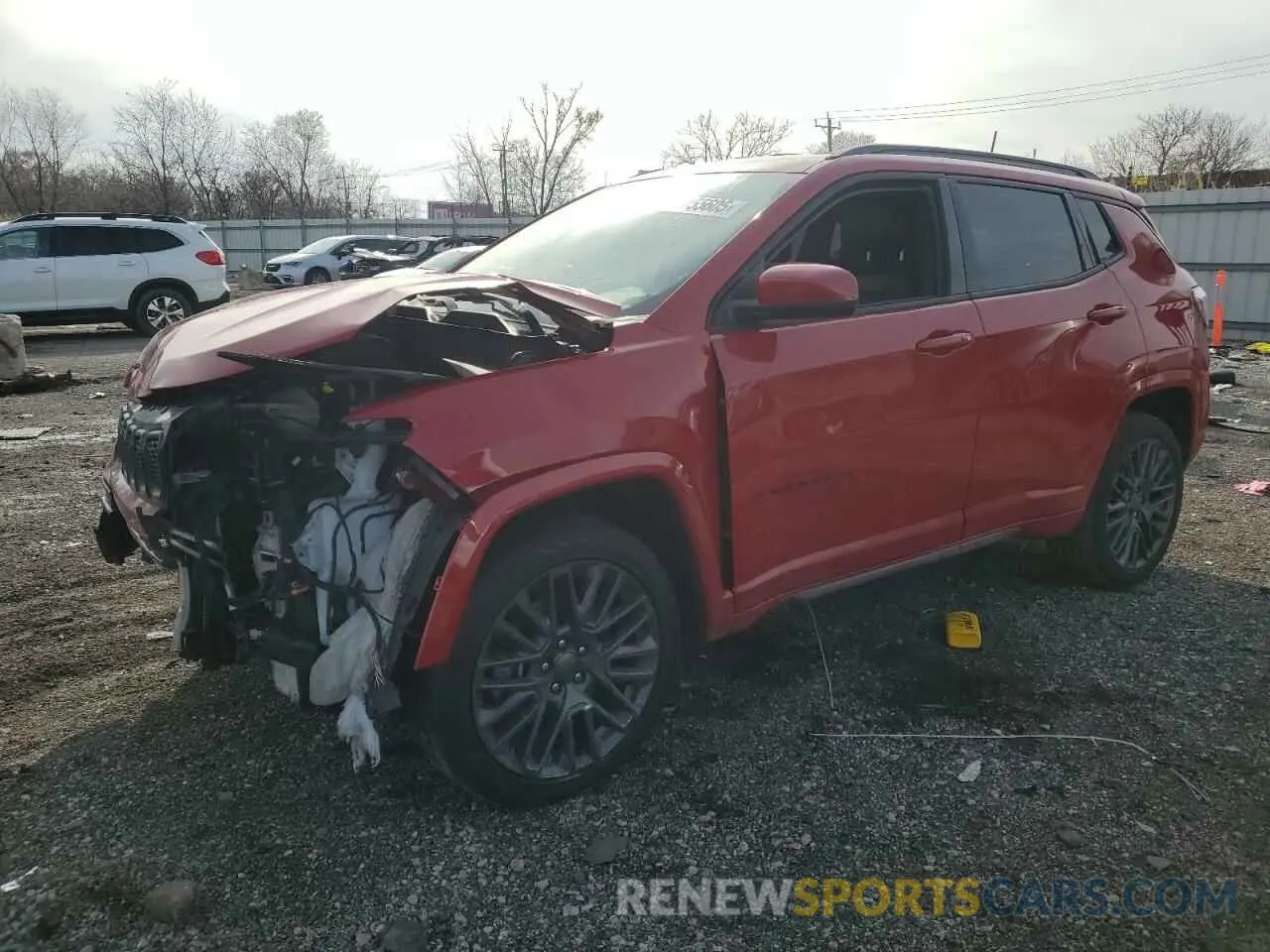 1 Photograph of a damaged car 3C4NJDCN6PT539530 JEEP COMPASS 2023
