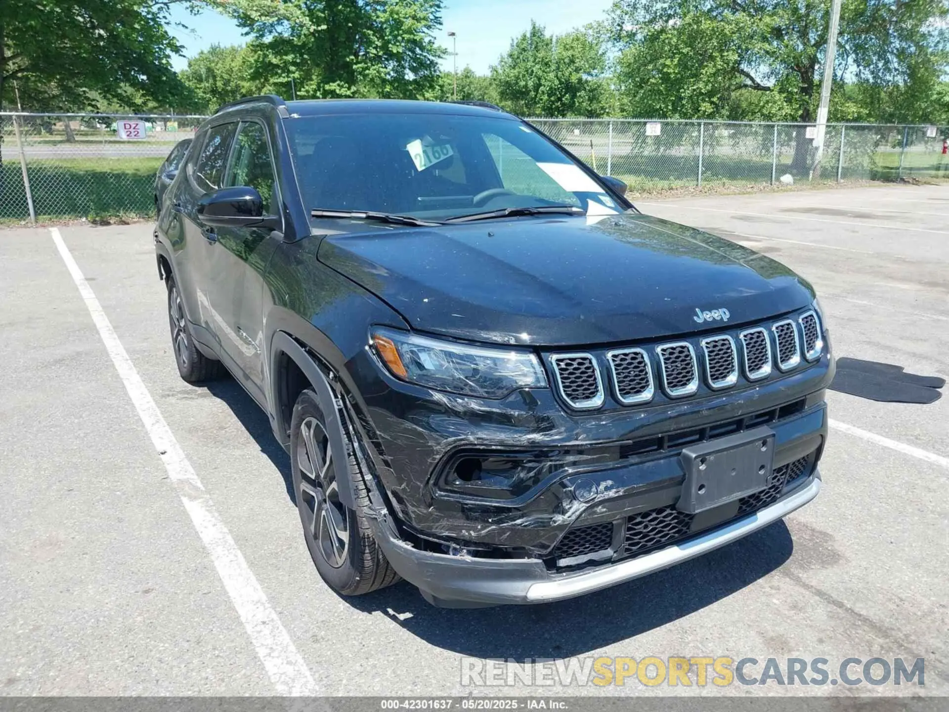 1 Photograph of a damaged car 3C4NJDCN6PT556523 JEEP COMPASS 2023