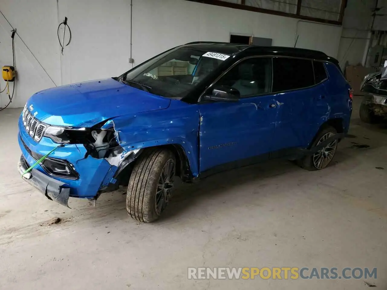 1 Photograph of a damaged car 3C4NJDCN6PT568252 JEEP COMPASS 2023