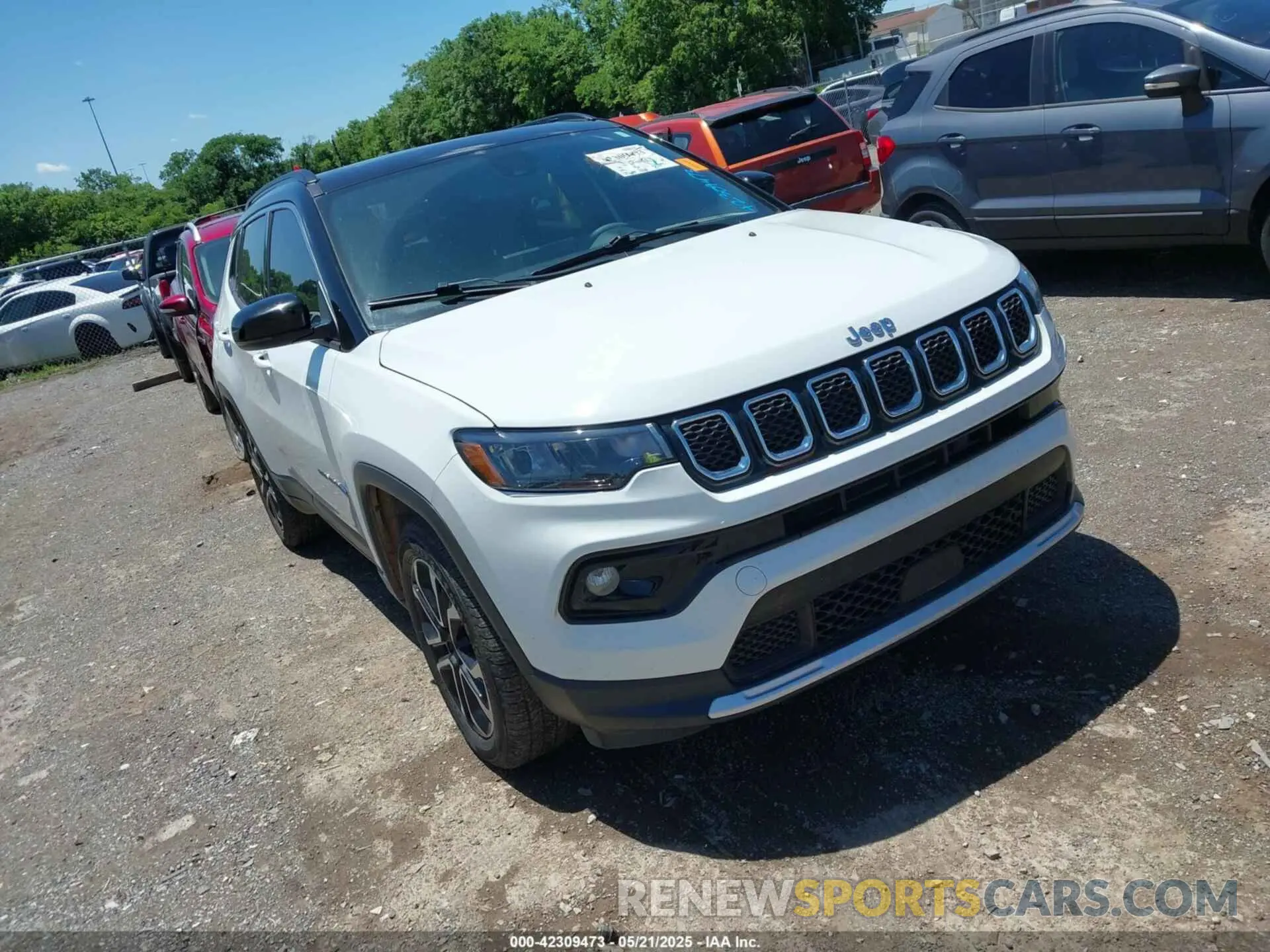 1 Photograph of a damaged car 3C4NJDCN7PT555428 JEEP COMPASS 2023