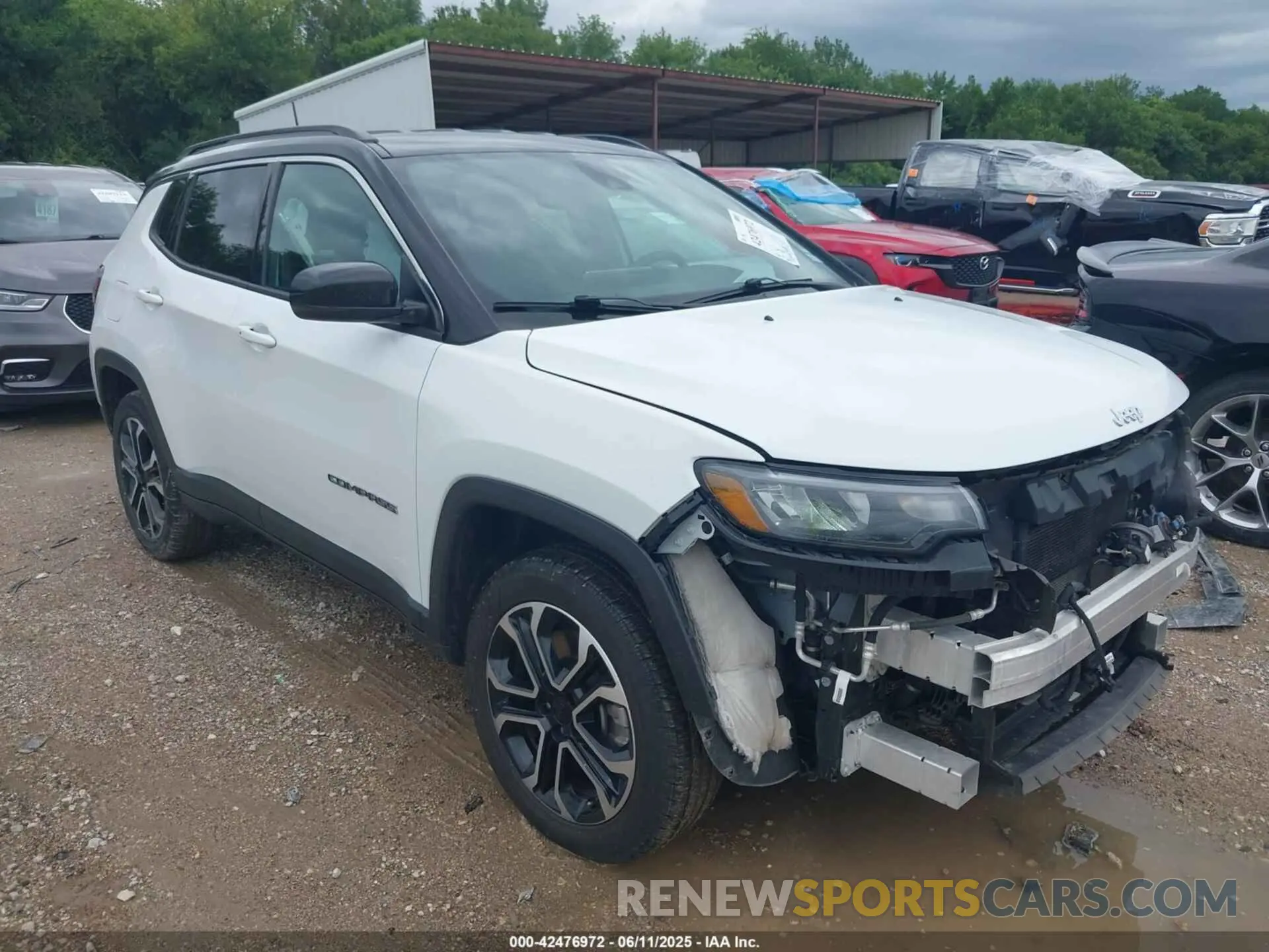 1 Photograph of a damaged car 3C4NJDCN7PT566543 JEEP COMPASS 2023