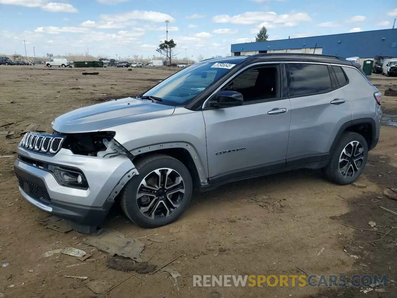 1 Photograph of a damaged car 3C4NJDCN8PT528741 JEEP COMPASS 2023