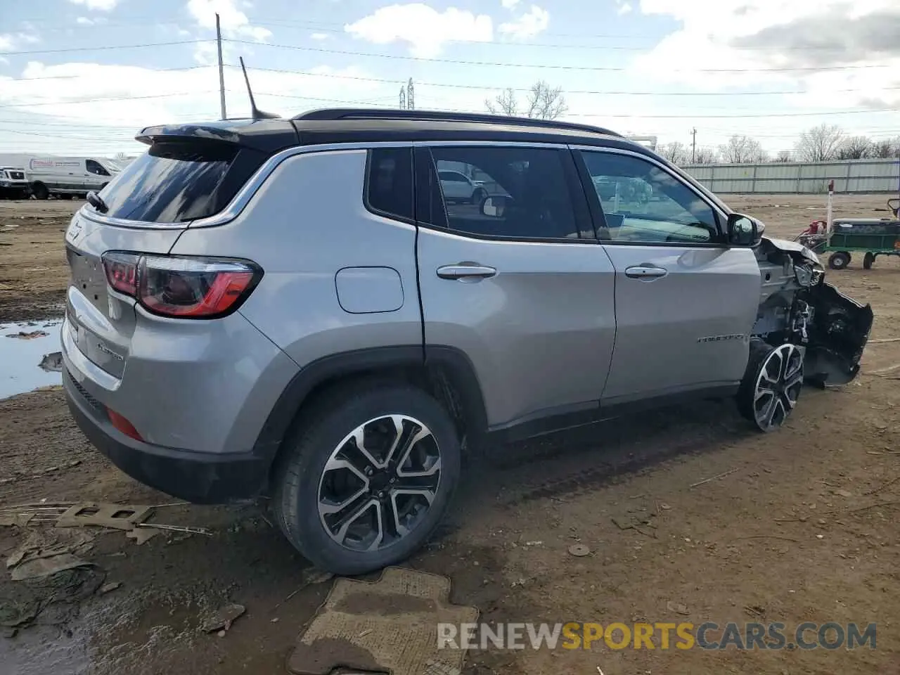 3 Photograph of a damaged car 3C4NJDCN8PT528741 JEEP COMPASS 2023