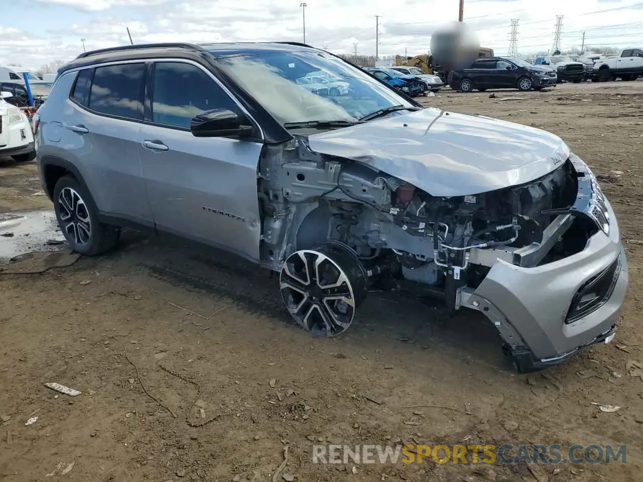 4 Photograph of a damaged car 3C4NJDCN8PT528741 JEEP COMPASS 2023
