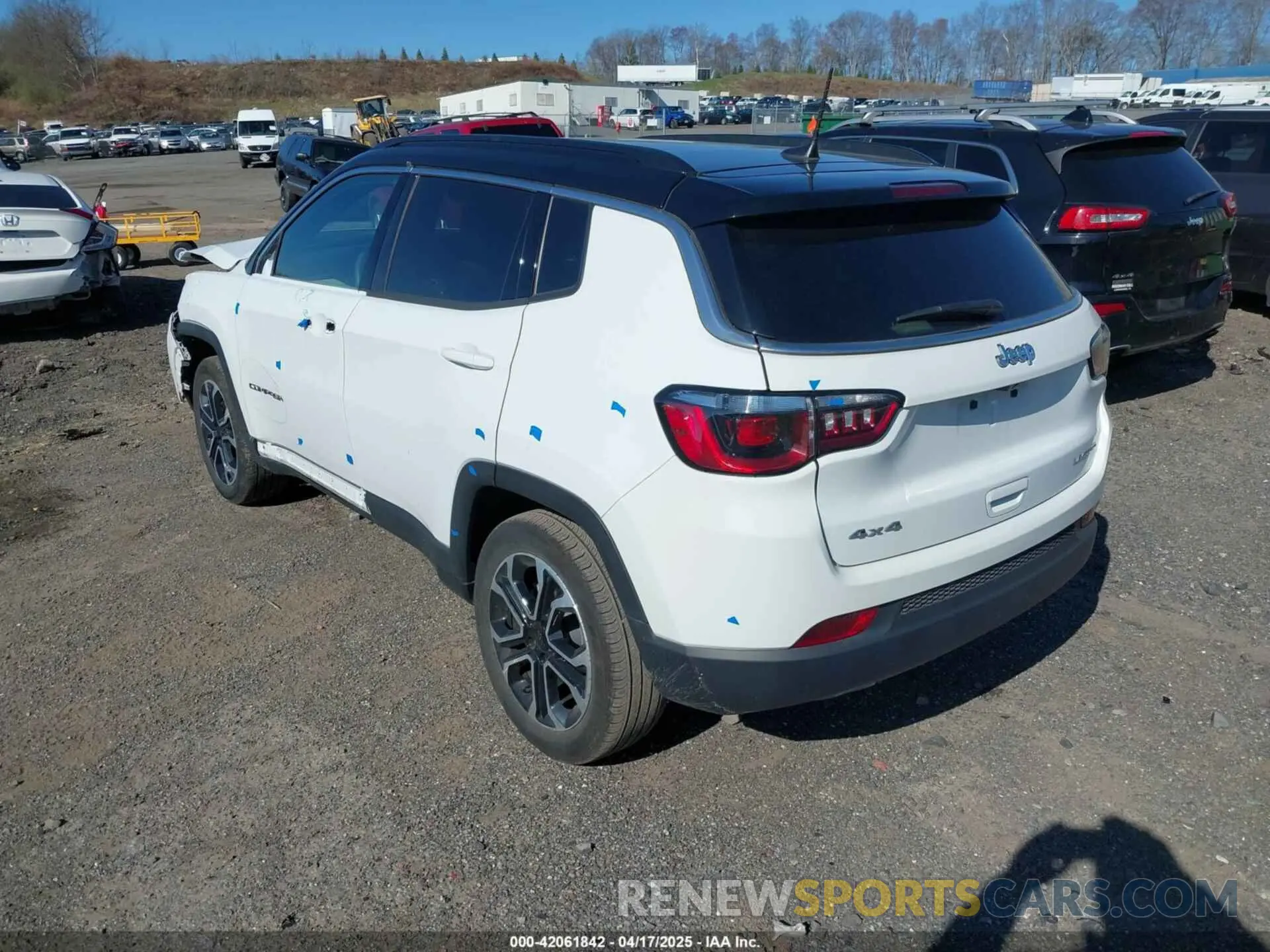 3 Photograph of a damaged car 3C4NJDCN8PT534989 JEEP COMPASS 2023