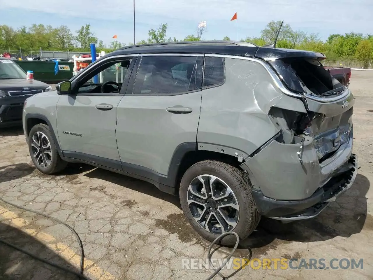 2 Photograph of a damaged car 3C4NJDCN8PT572187 JEEP COMPASS 2023
