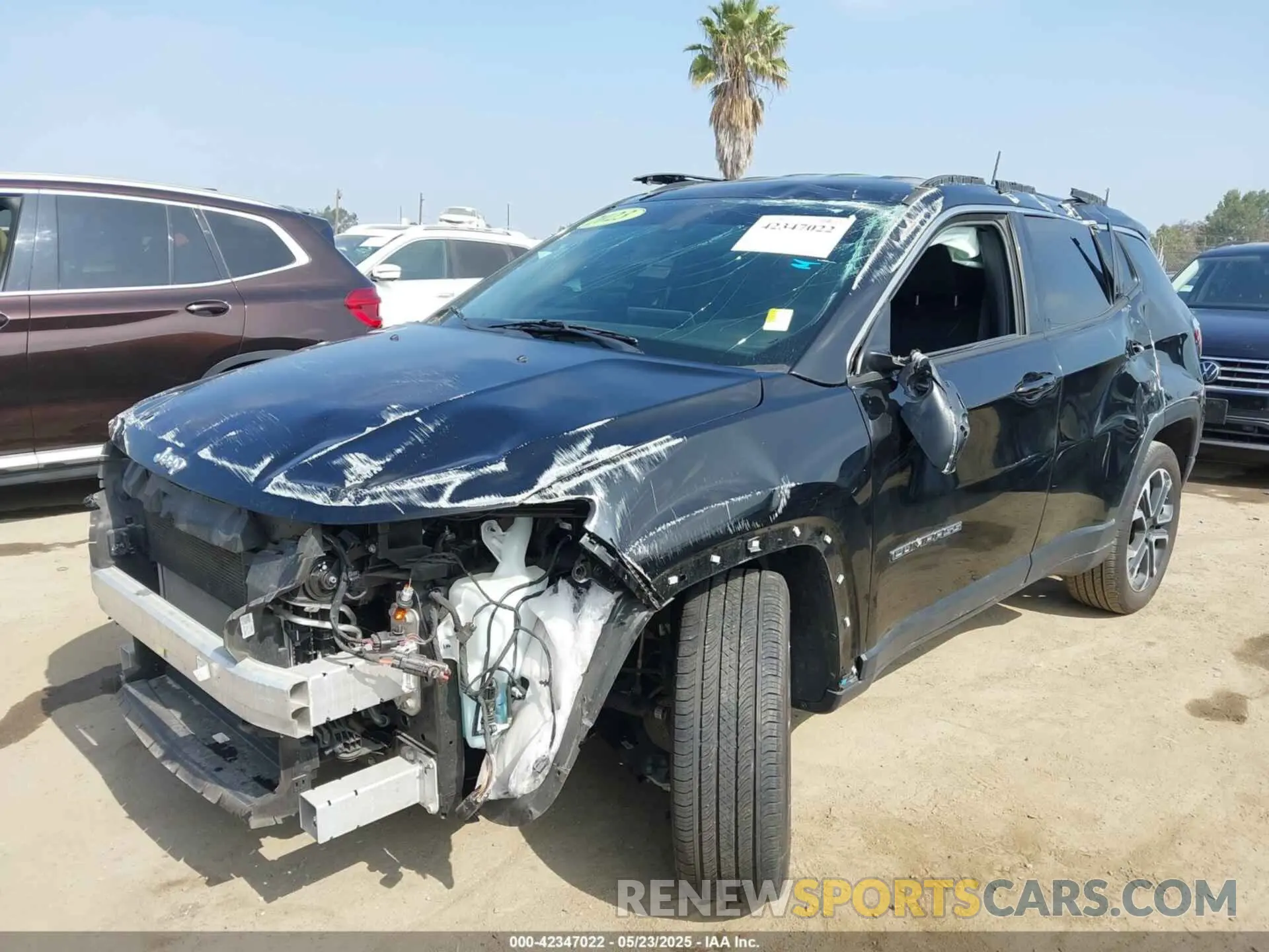 2 Photograph of a damaged car 3C4NJDCN9PT539652 JEEP COMPASS 2023