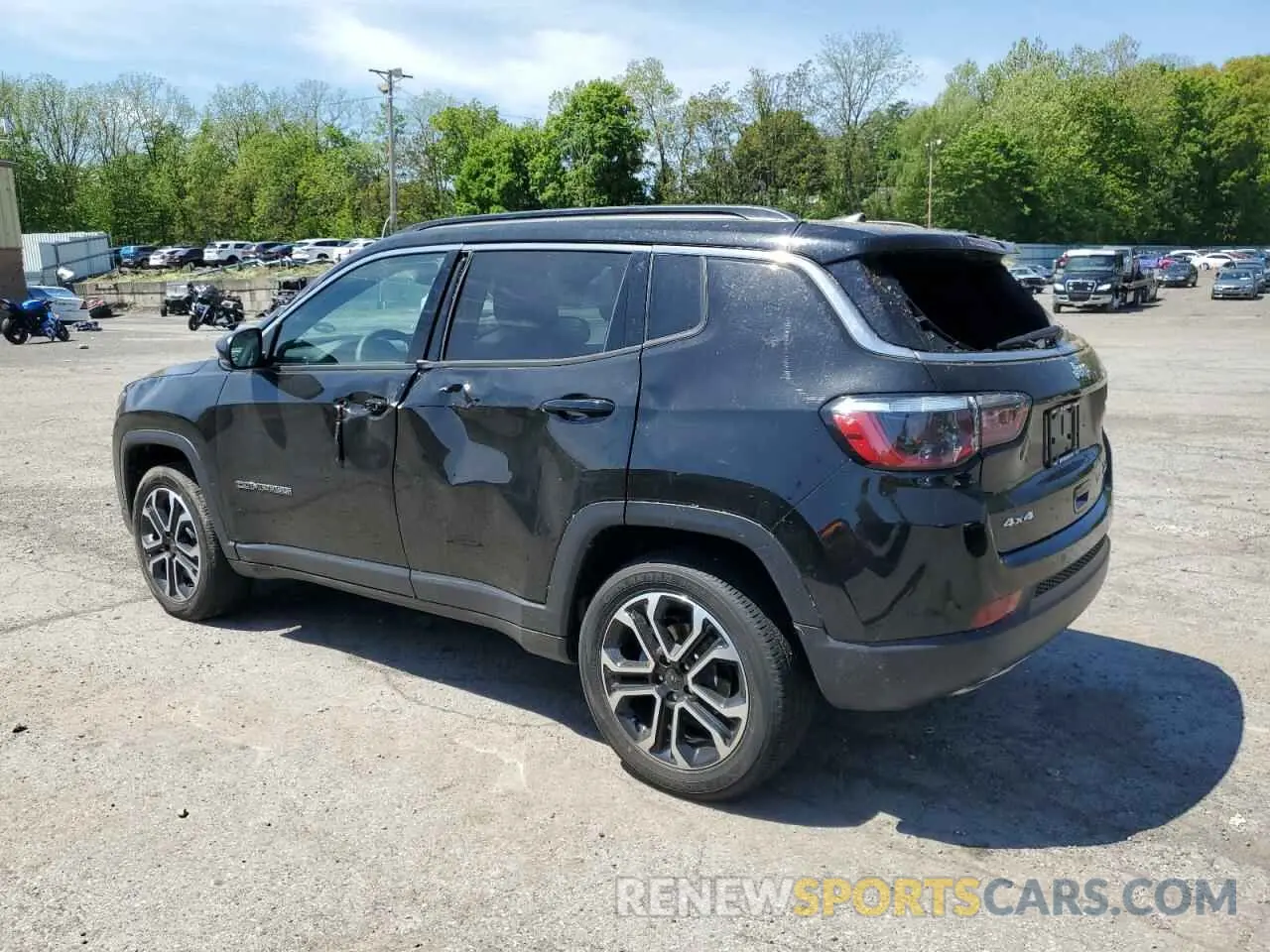2 Photograph of a damaged car 3C4NJDCN9PT562557 JEEP COMPASS 2023