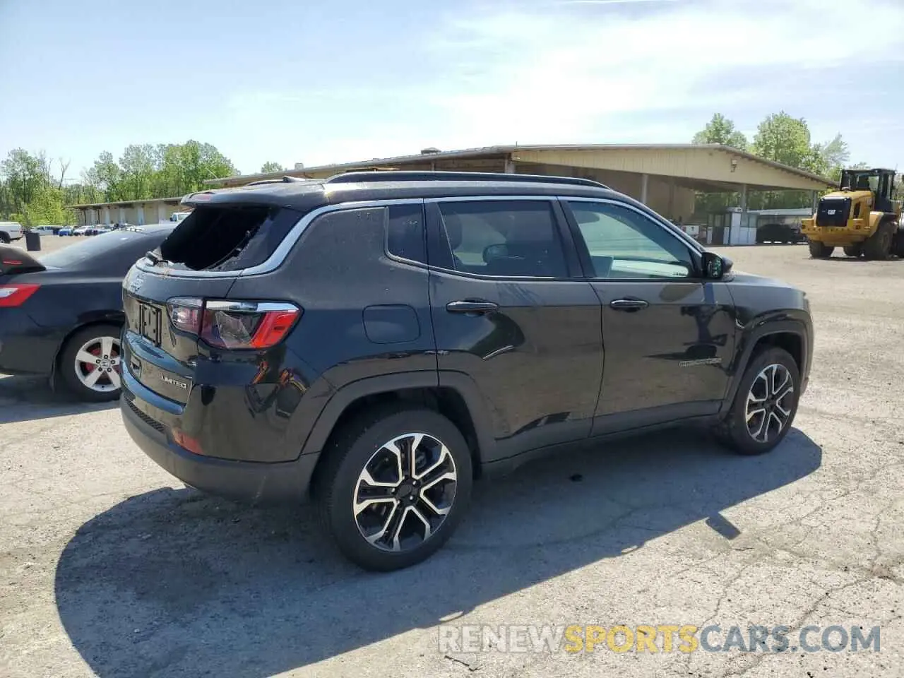3 Photograph of a damaged car 3C4NJDCN9PT562557 JEEP COMPASS 2023