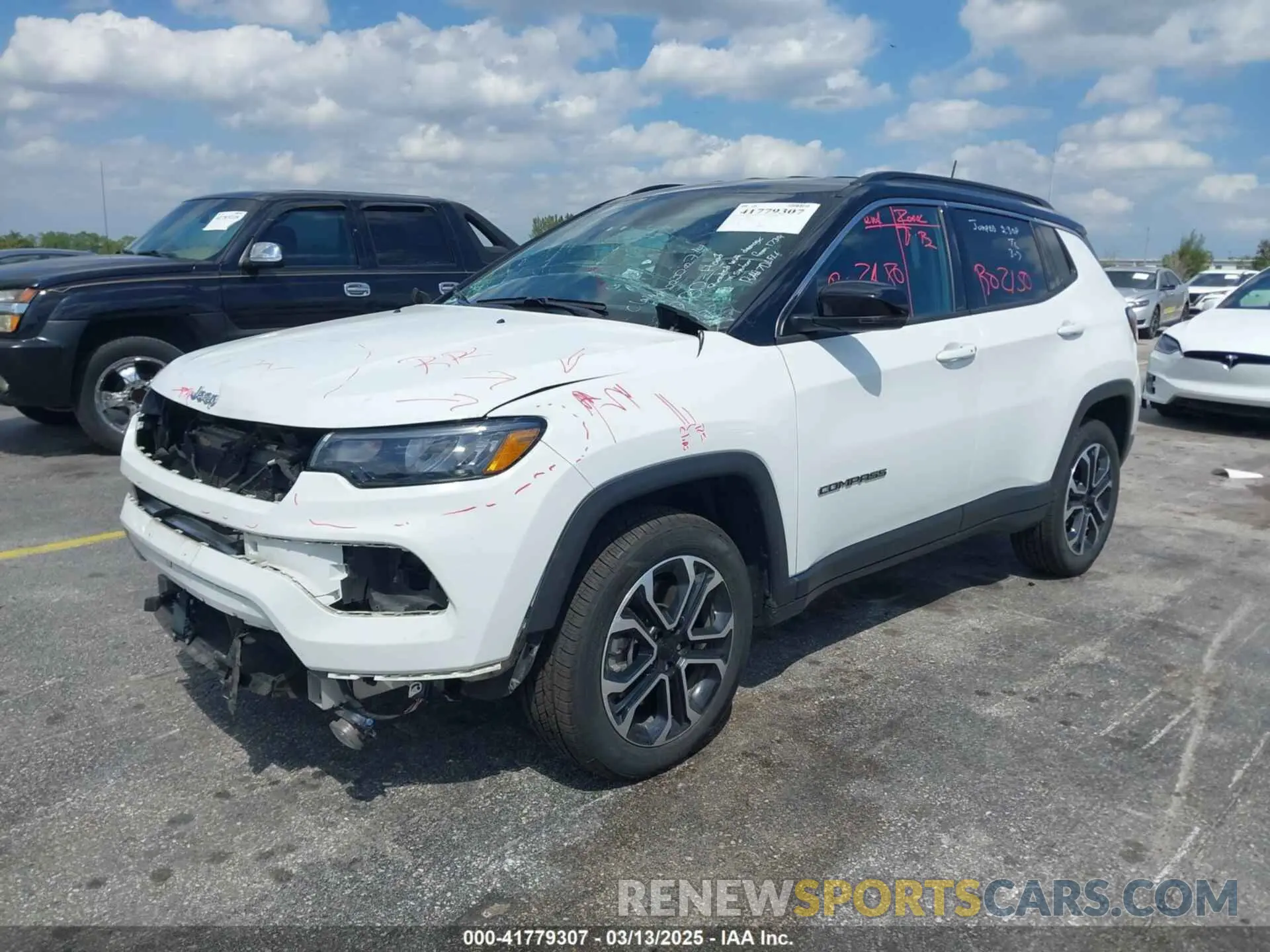 2 Photograph of a damaged car 3C4NJDCN9PT564826 JEEP COMPASS 2023