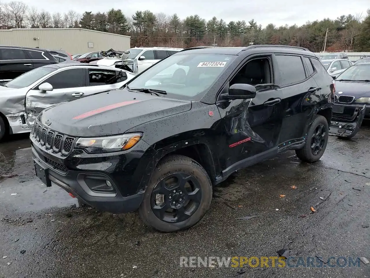 1 Photograph of a damaged car 3C4NJDDN0PT531177 JEEP COMPASS 2023