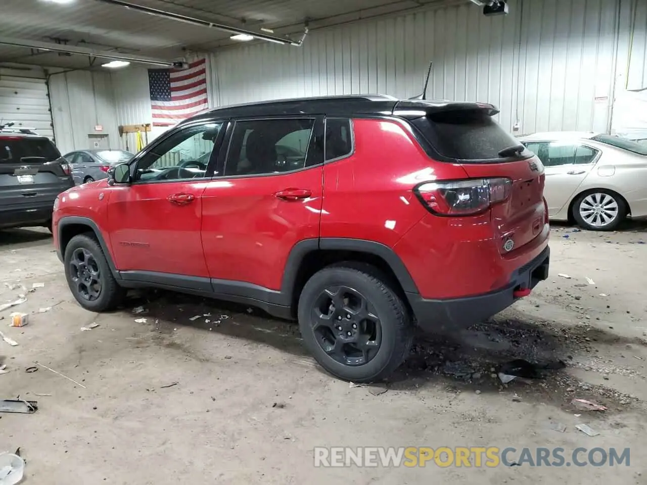 2 Photograph of a damaged car 3C4NJDDN5PT513984 JEEP COMPASS 2023