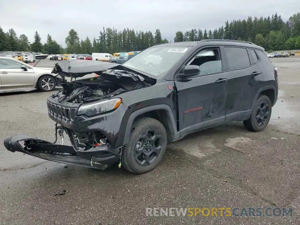 1 Photograph of a damaged car 3C4NJDDN9PT501952 JEEP COMPASS 2023