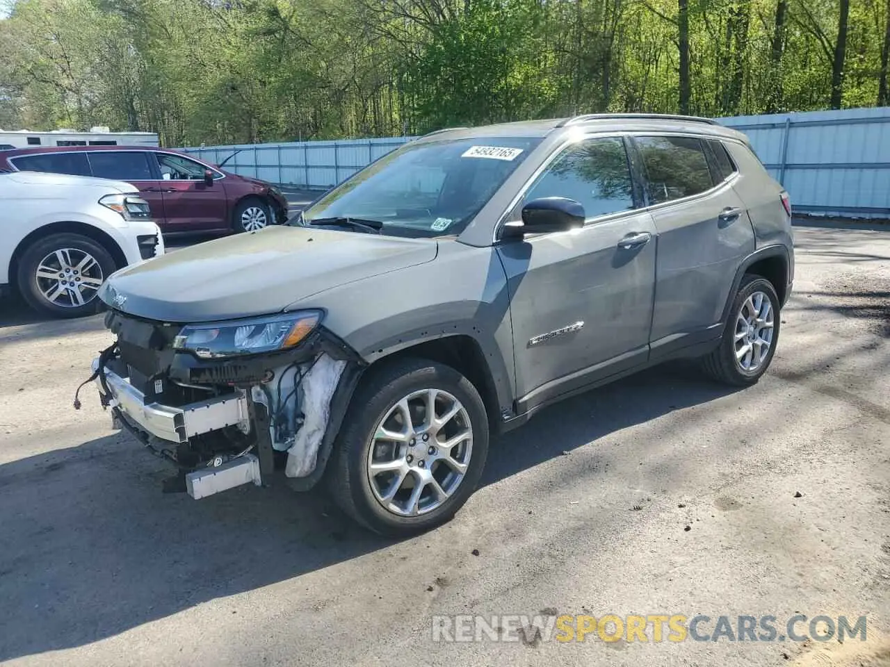 1 Photograph of a damaged car 3C4NJDFN0PT570512 JEEP COMPASS 2023