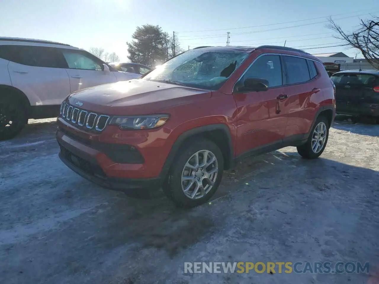 1 Photograph of a damaged car 3C4NJDFN4PT513567 JEEP COMPASS 2023
