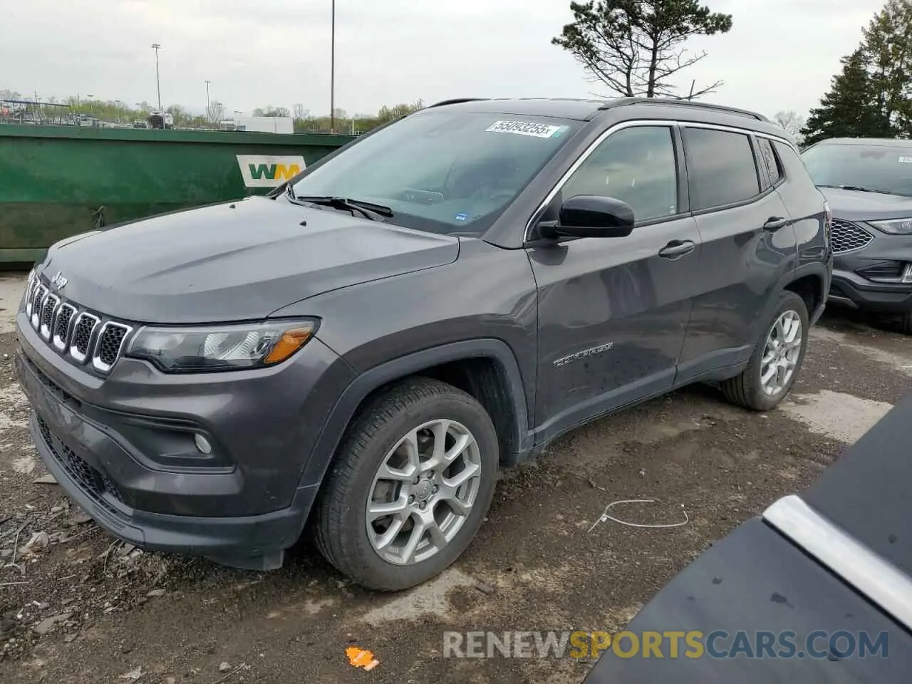 1 Photograph of a damaged car 3C4NJDFN6PT504143 JEEP COMPASS 2023