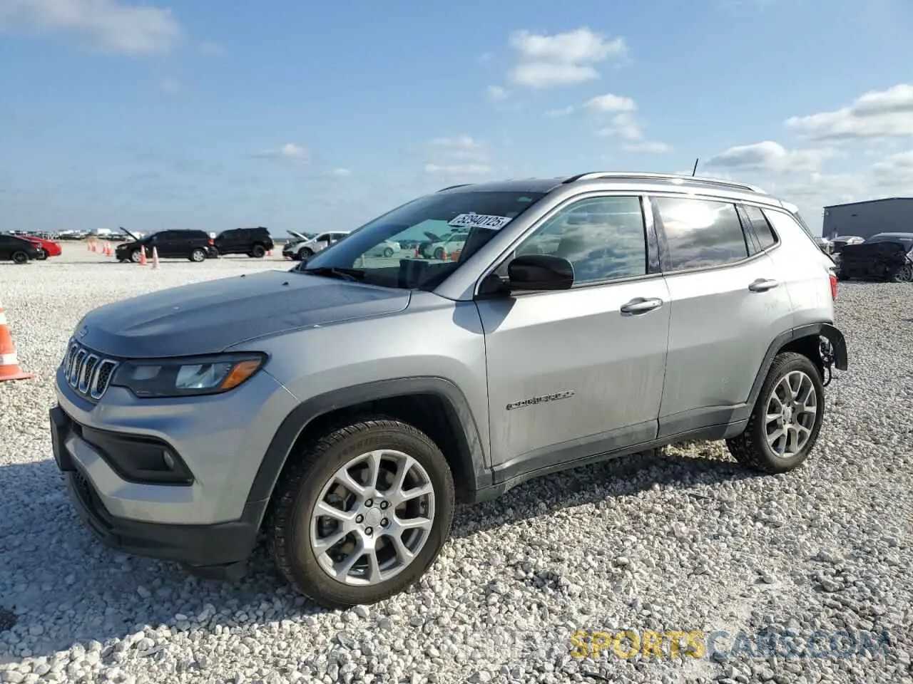 1 Photograph of a damaged car 3C4NJDFN6PT513828 JEEP COMPASS 2023