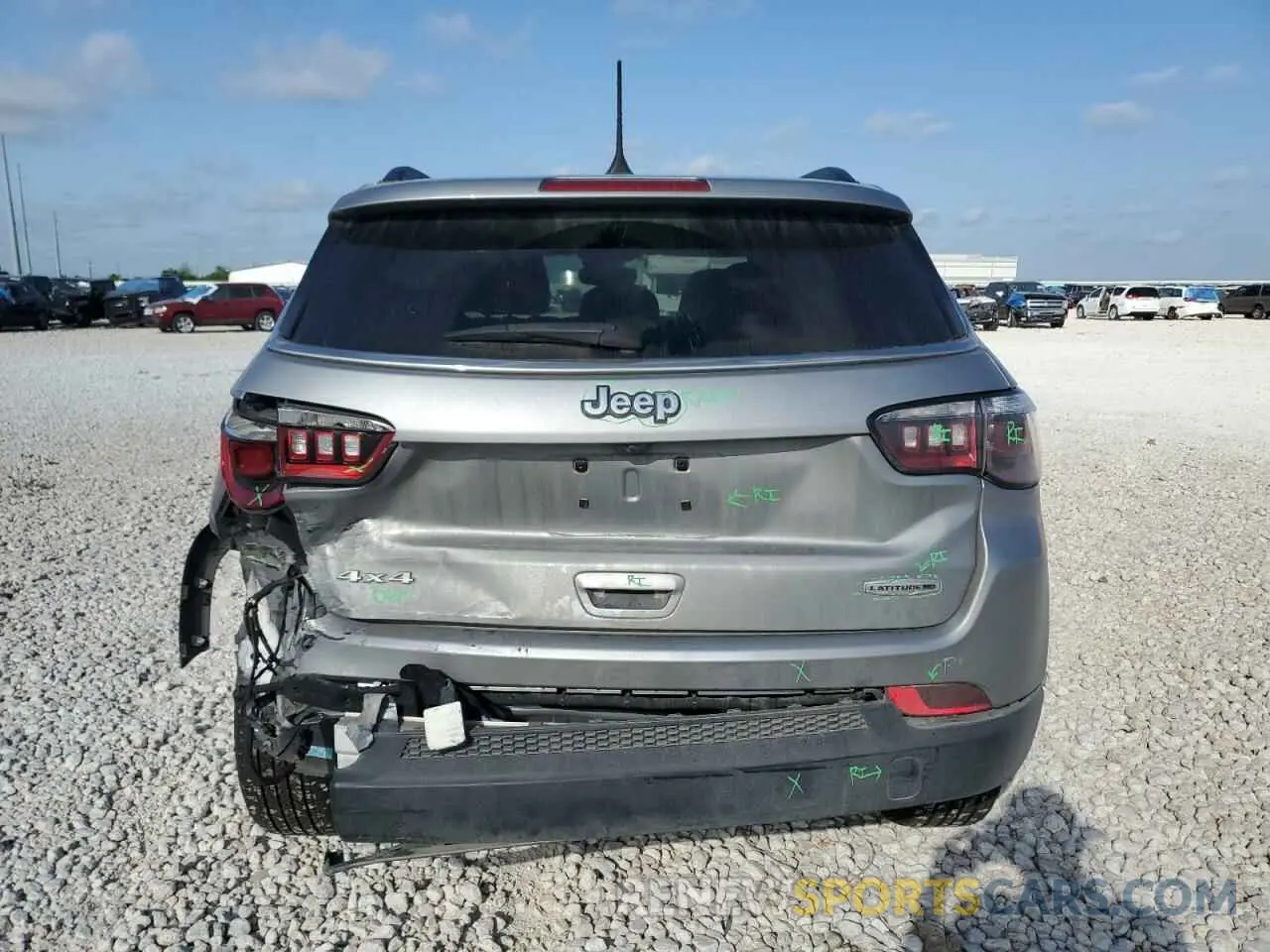 6 Photograph of a damaged car 3C4NJDFN6PT513828 JEEP COMPASS 2023