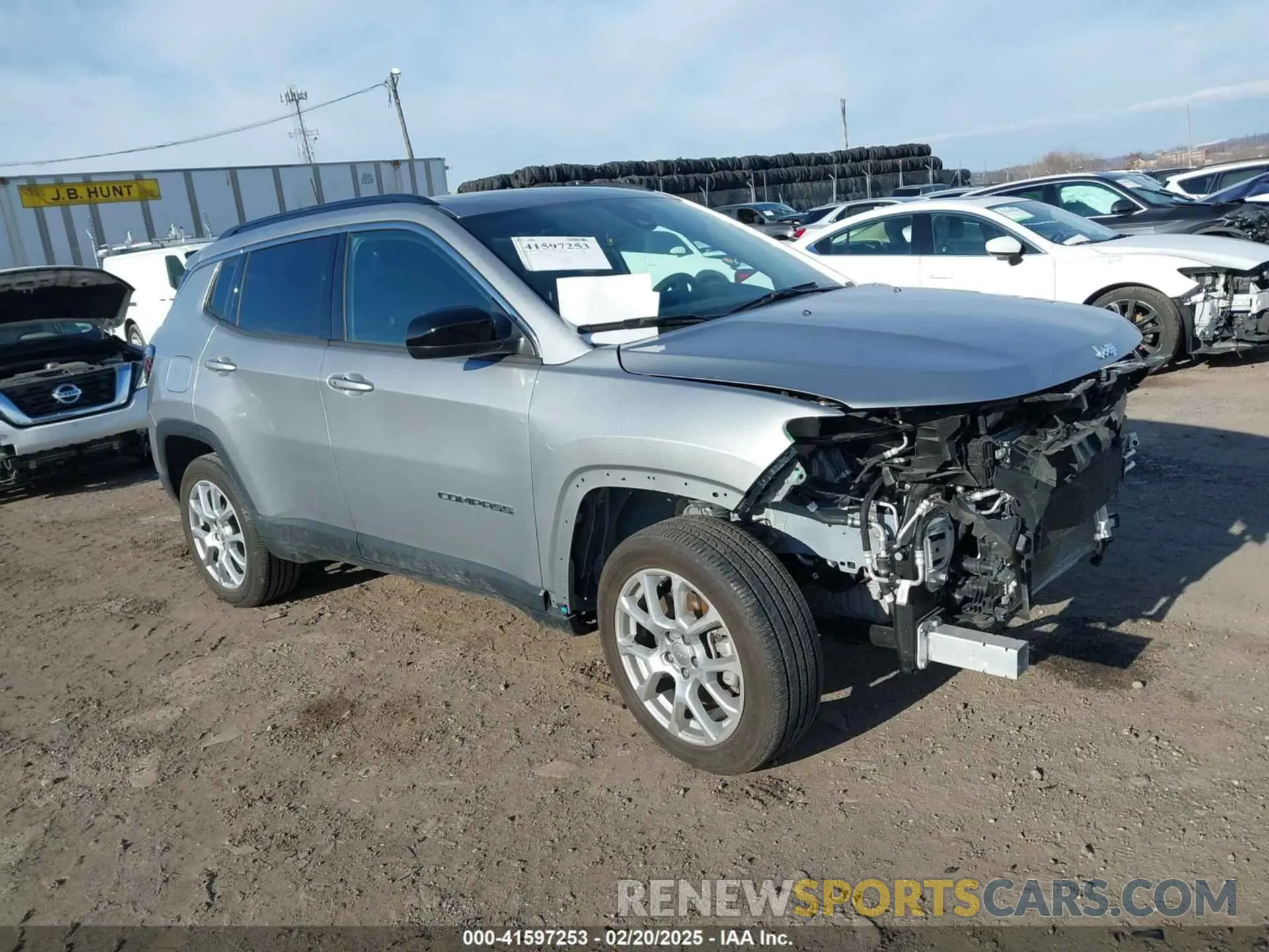 1 Photograph of a damaged car 3C4NJDFNXPT502492 JEEP COMPASS 2023