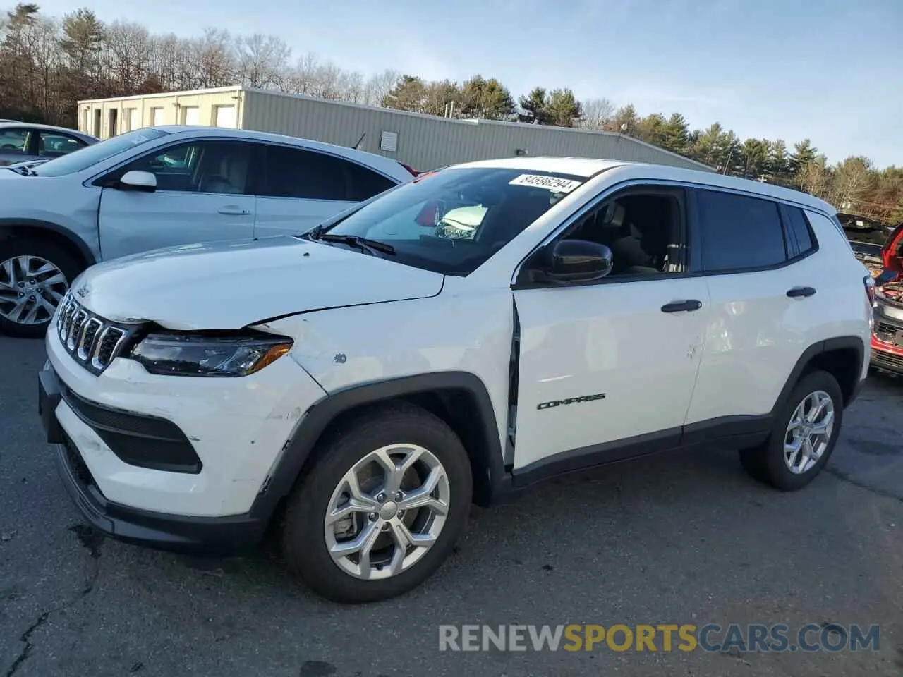 1 Photograph of a damaged car 3C4NJDAN0RT137881 JEEP COMPASS 2024