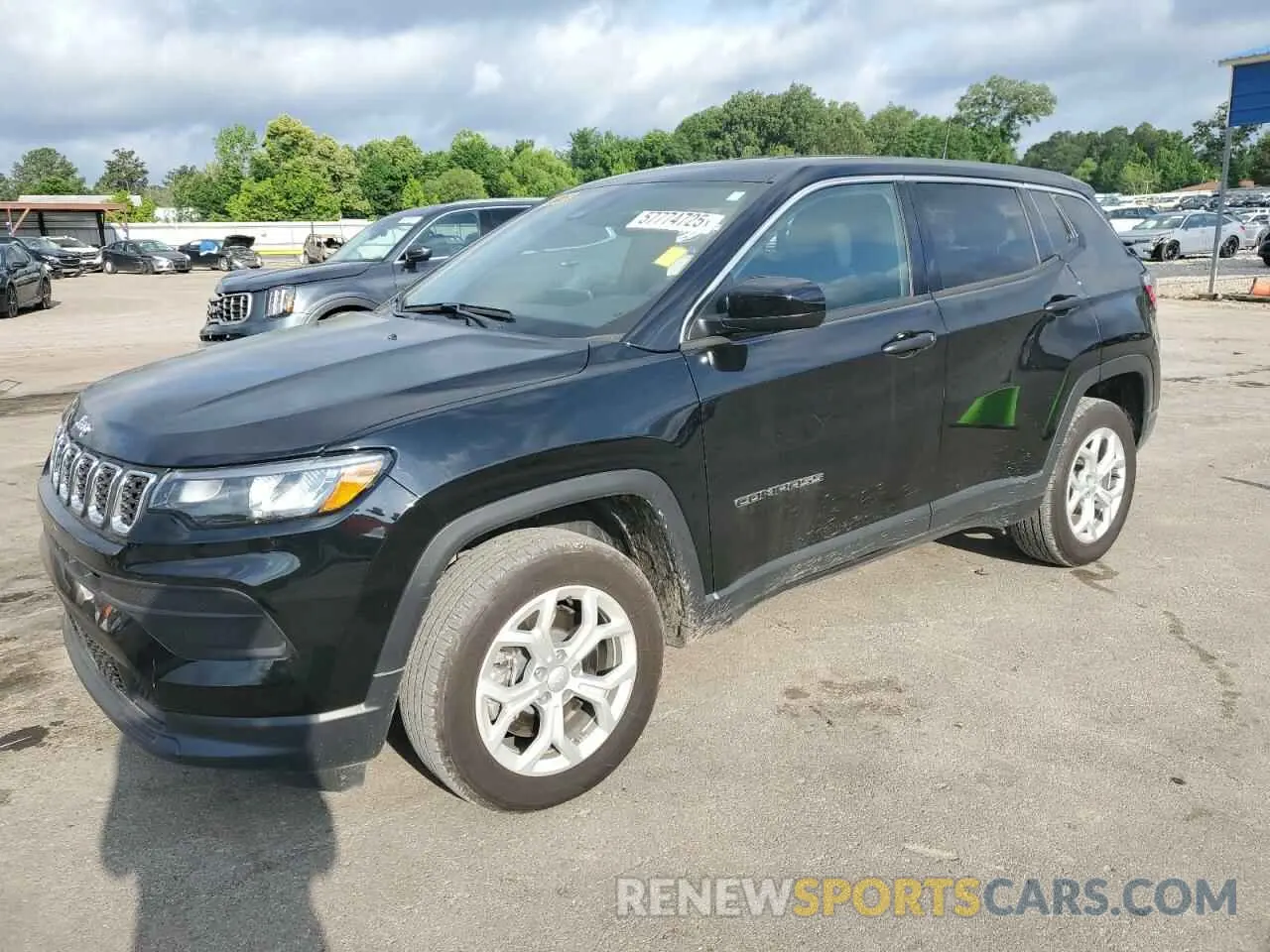 1 Photograph of a damaged car 3C4NJDAN0RT154020 JEEP COMPASS 2024