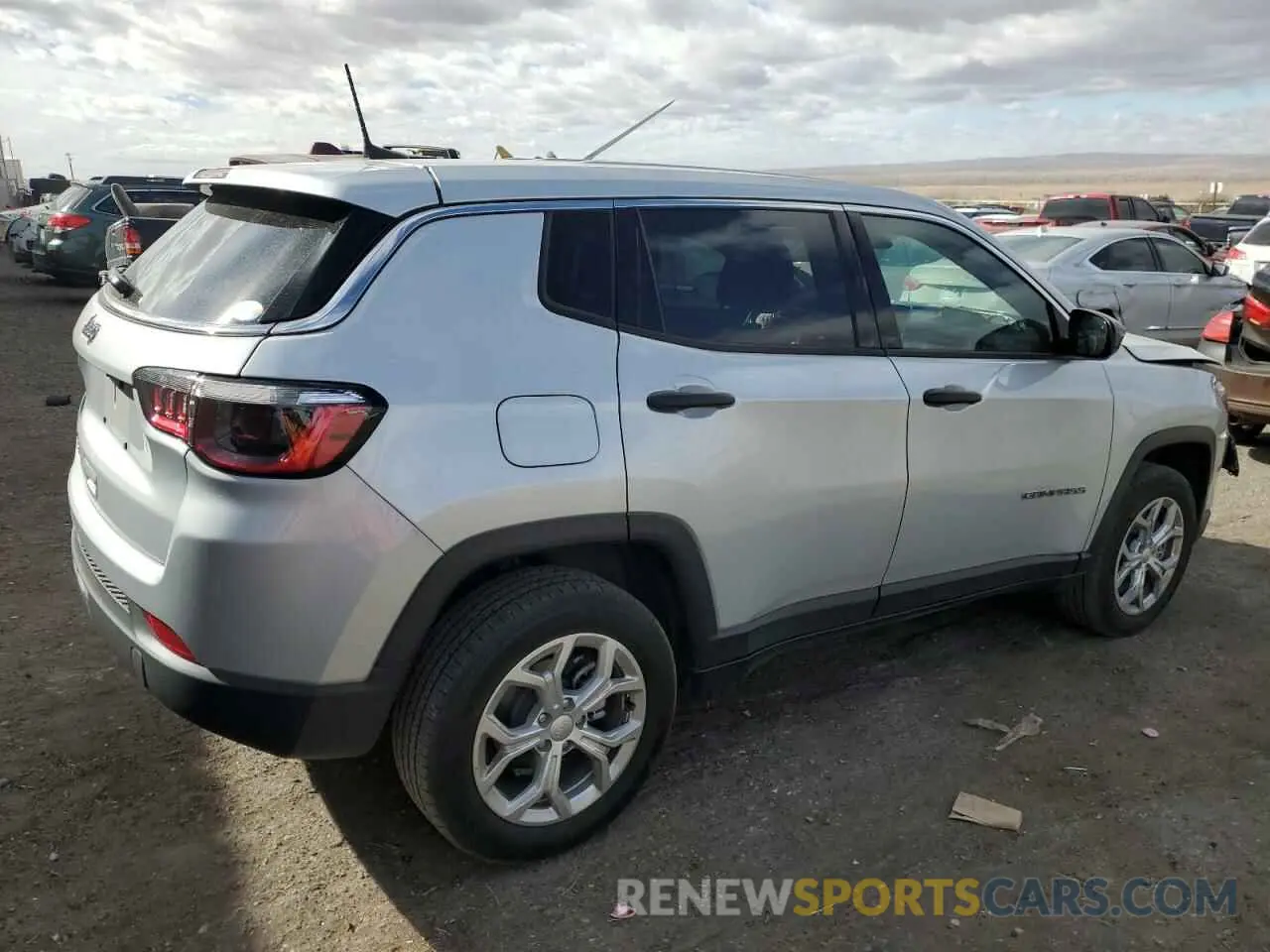3 Photograph of a damaged car 3C4NJDAN0RT158486 JEEP COMPASS 2024