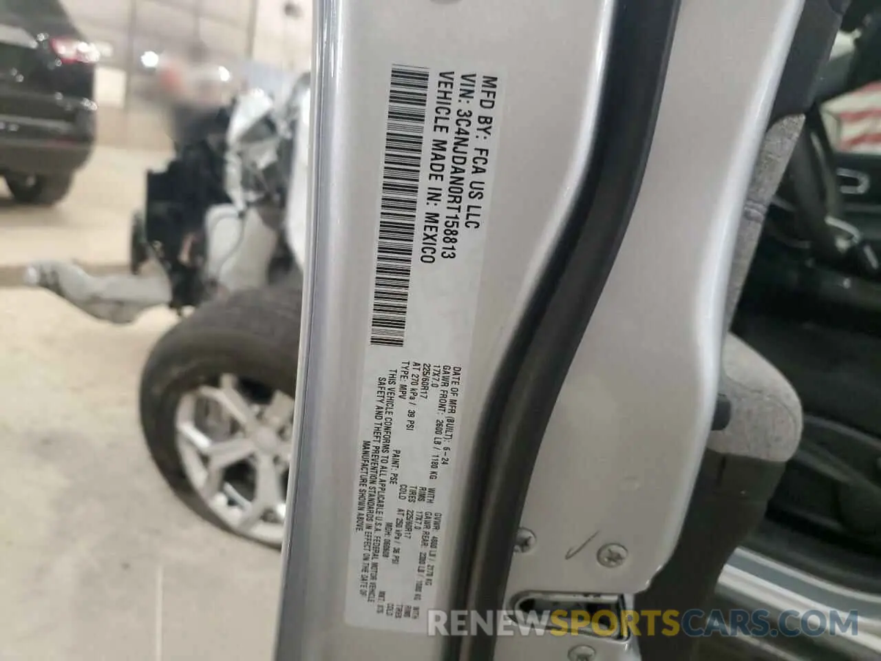 13 Photograph of a damaged car 3C4NJDAN0RT158813 JEEP COMPASS 2024