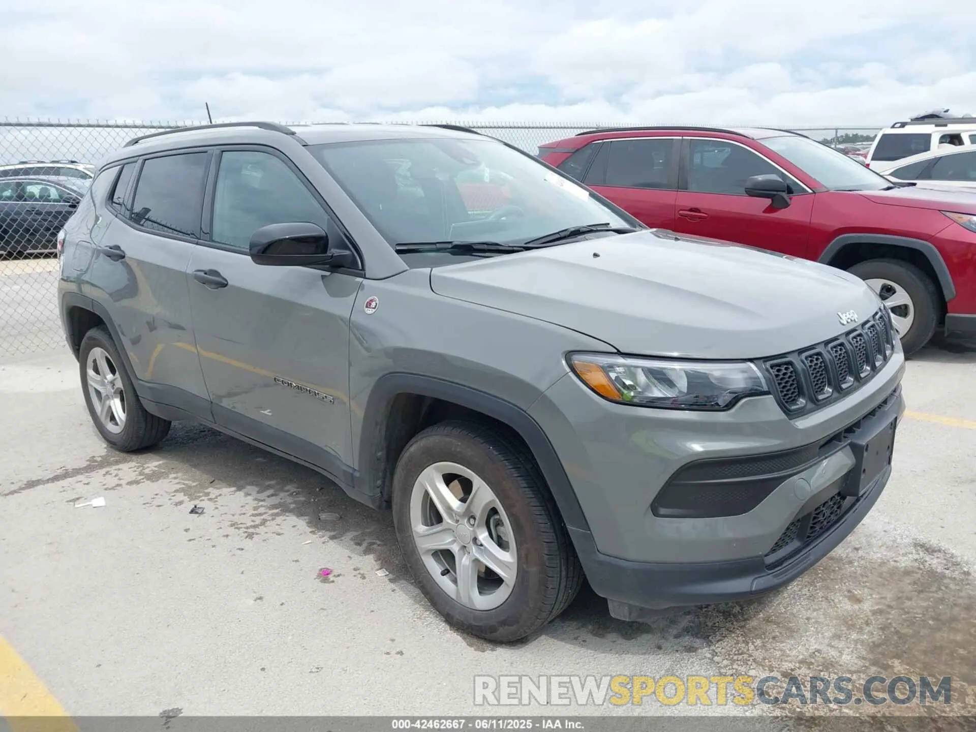 1 Photograph of a damaged car 3C4NJDAN1RT583022 JEEP COMPASS 2024