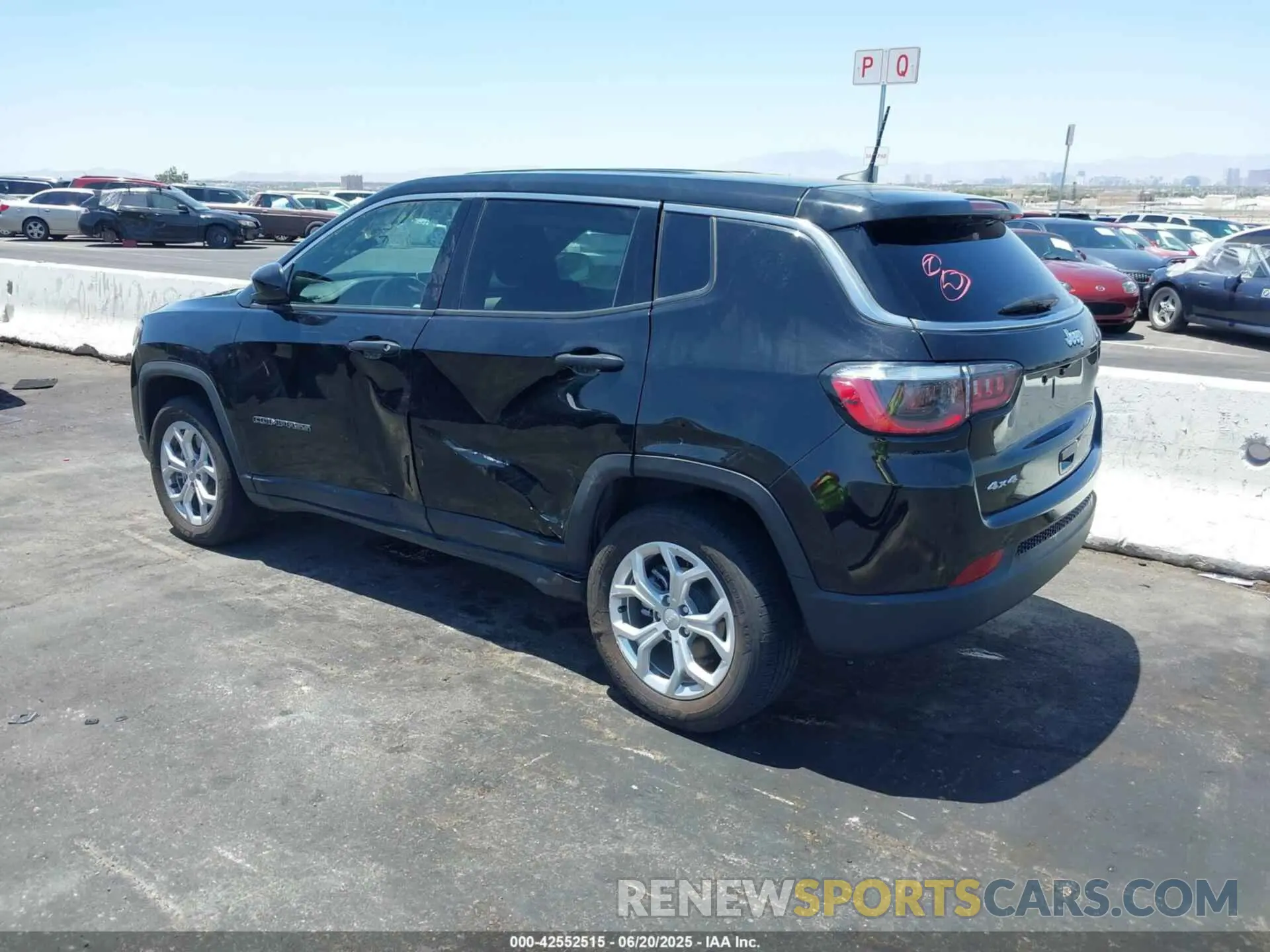 3 Photograph of a damaged car 3C4NJDAN2RT141205 JEEP COMPASS 2024