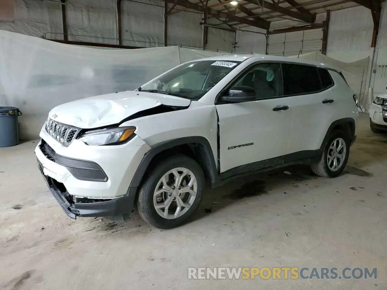 1 Photograph of a damaged car 3C4NJDAN2RT145173 JEEP COMPASS 2024