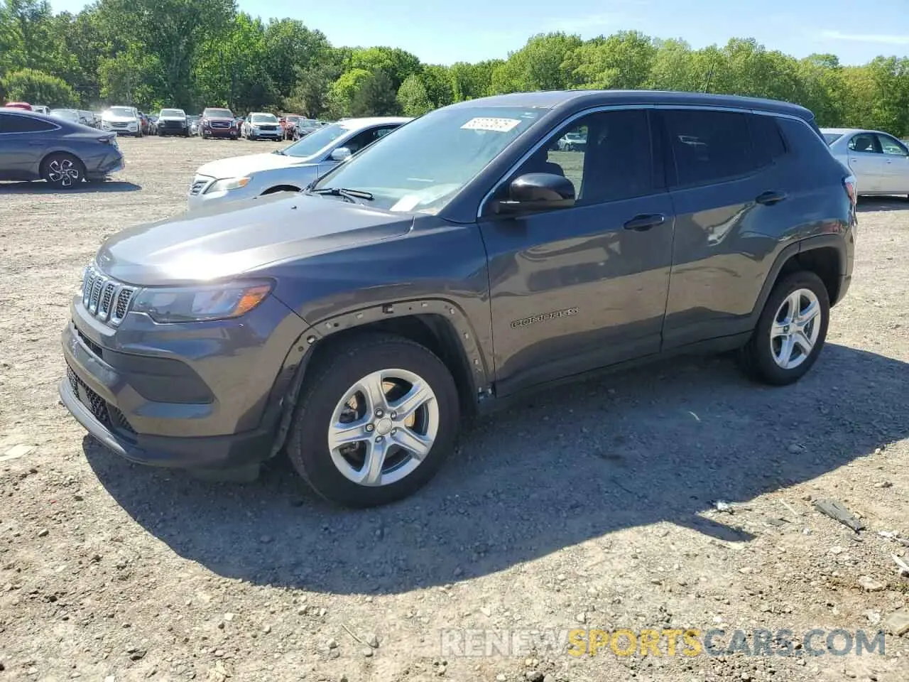 1 Photograph of a damaged car 3C4NJDAN2RT600460 JEEP COMPASS 2024