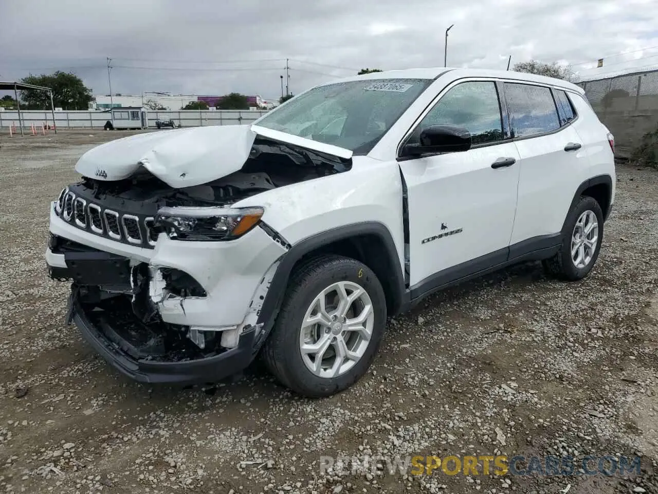 1 Photograph of a damaged car 3C4NJDAN3RT125983 JEEP COMPASS 2024