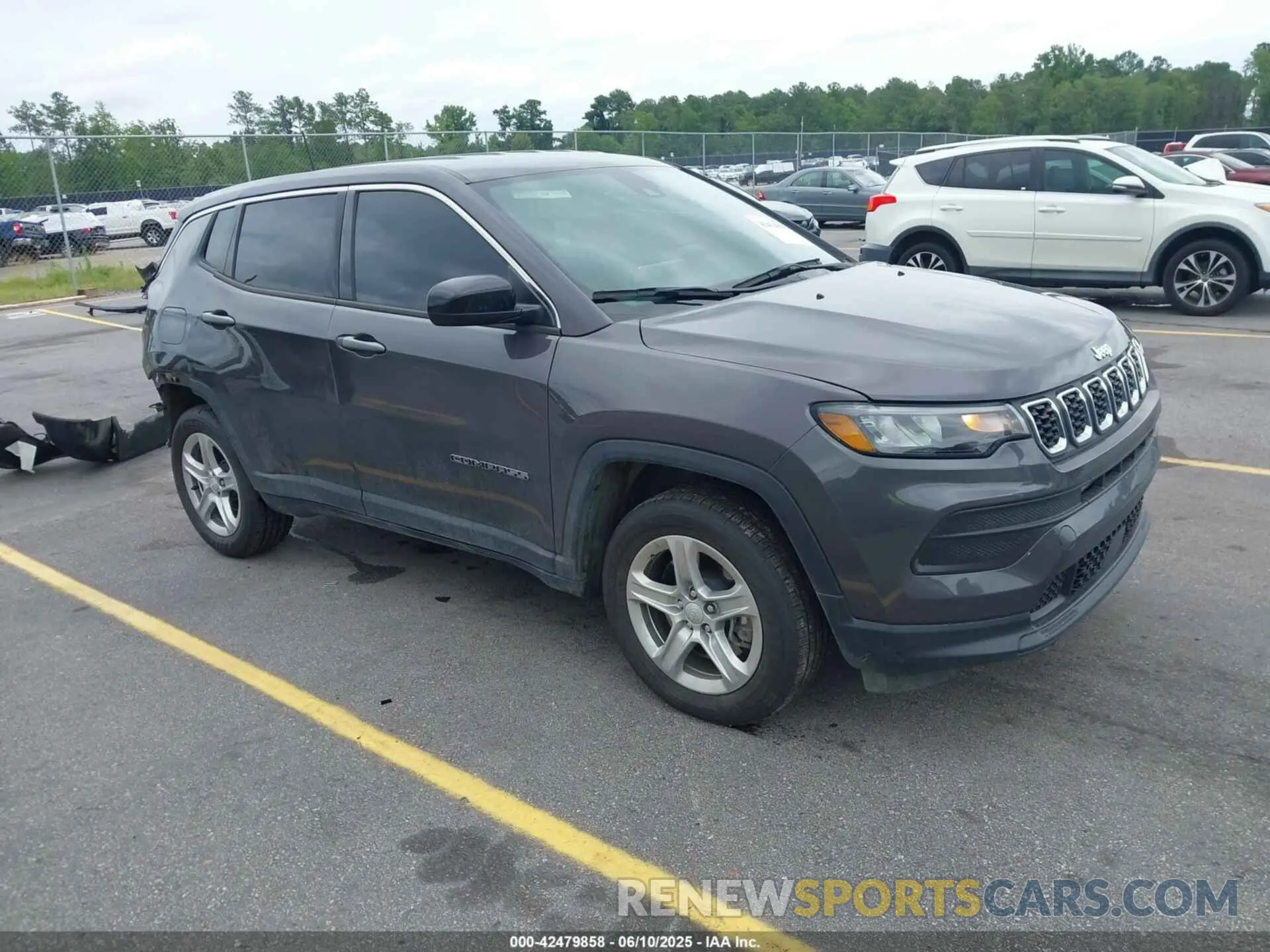 1 Photograph of a damaged car 3C4NJDAN5RT120168 JEEP COMPASS 2024