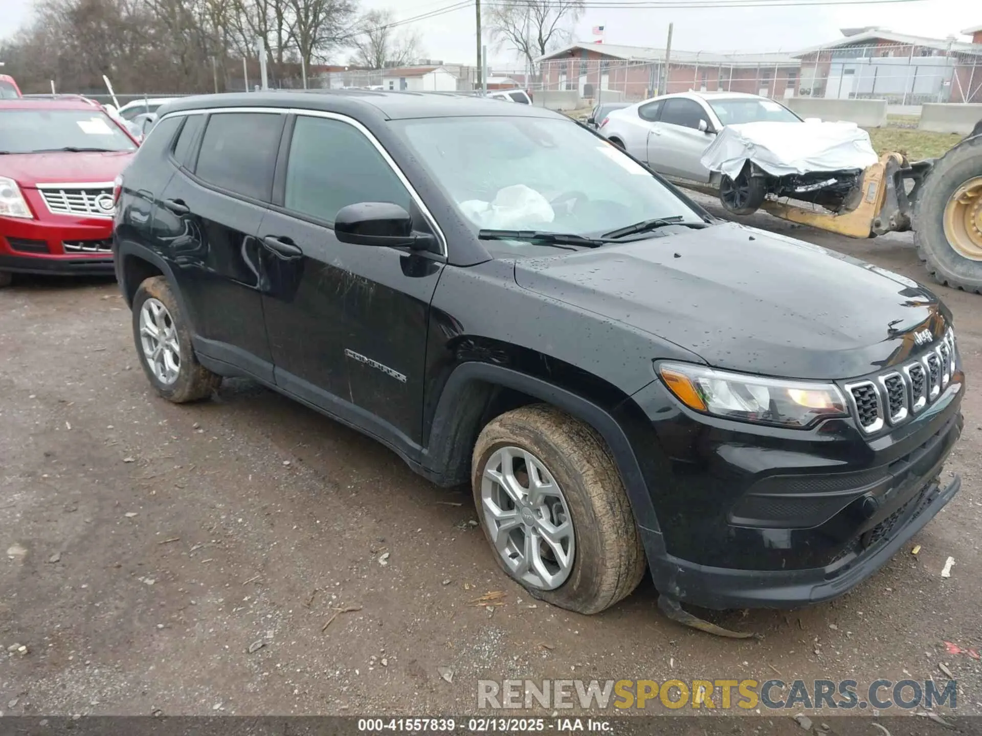 1 Photograph of a damaged car 3C4NJDAN5RT166776 JEEP COMPASS 2024