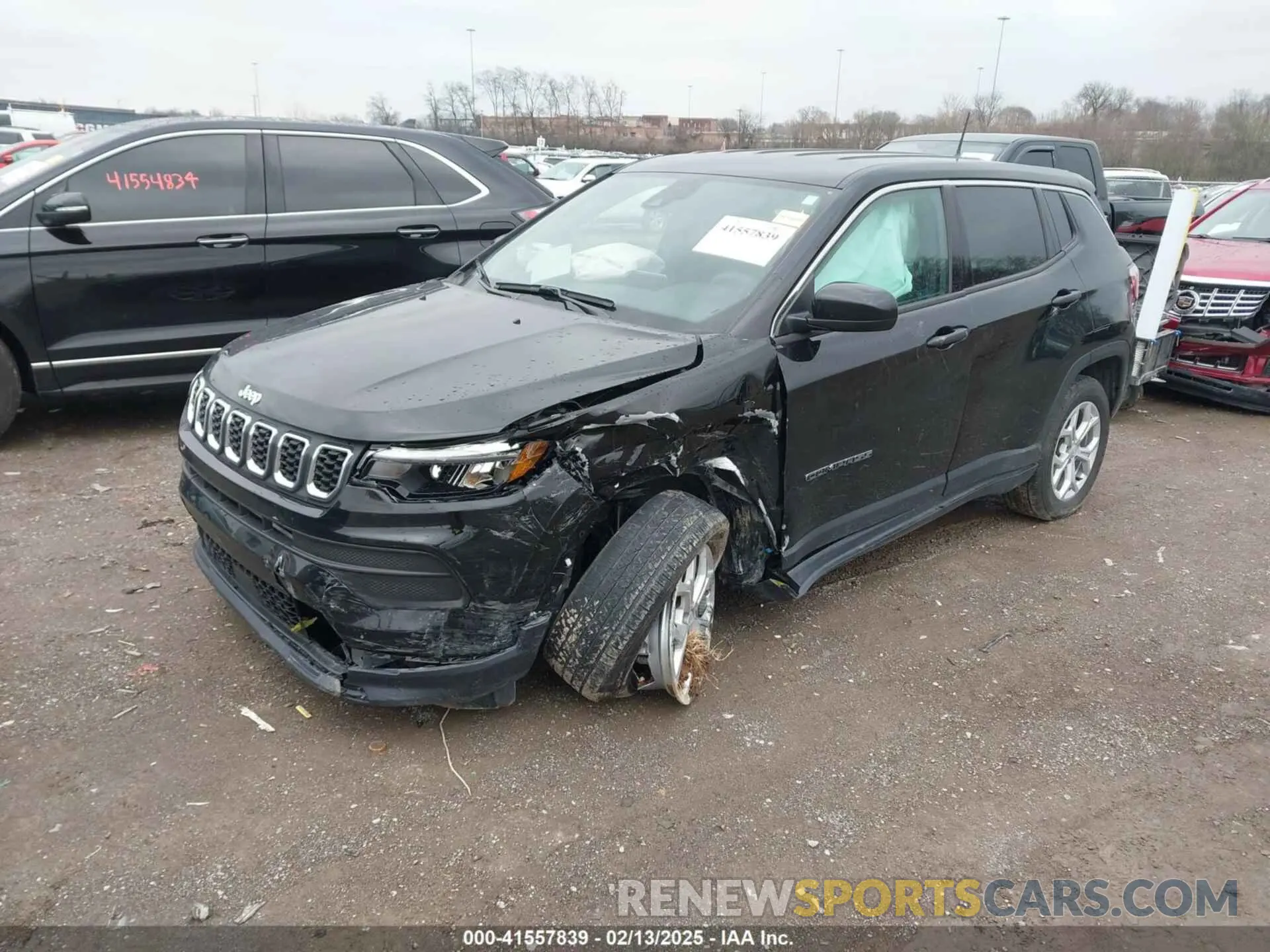 2 Photograph of a damaged car 3C4NJDAN5RT166776 JEEP COMPASS 2024
