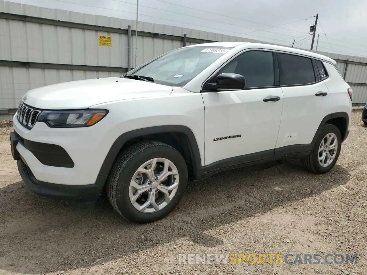 1 Photograph of a damaged car 3C4NJDAN6RT163210 JEEP COMPASS 2024